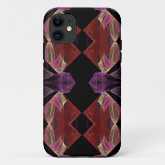 Red n Purp Fractal iPhone 5 Case-Mate Barely There 11 Case