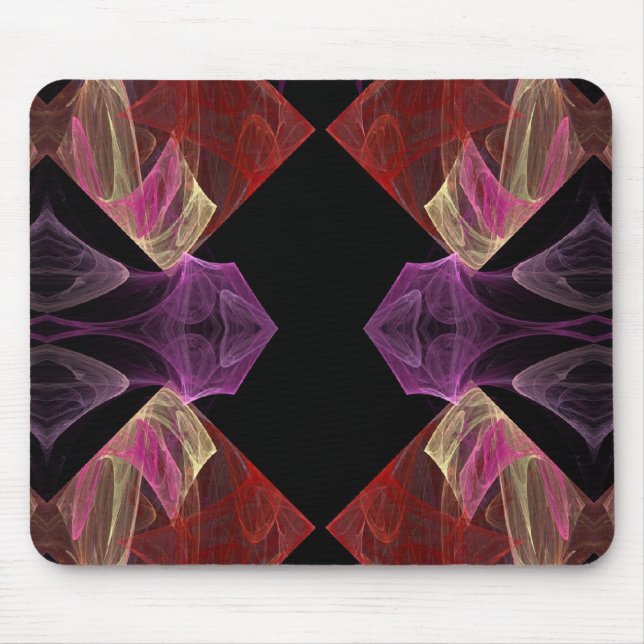 Red n Purple Fractal Mousepad (Front)