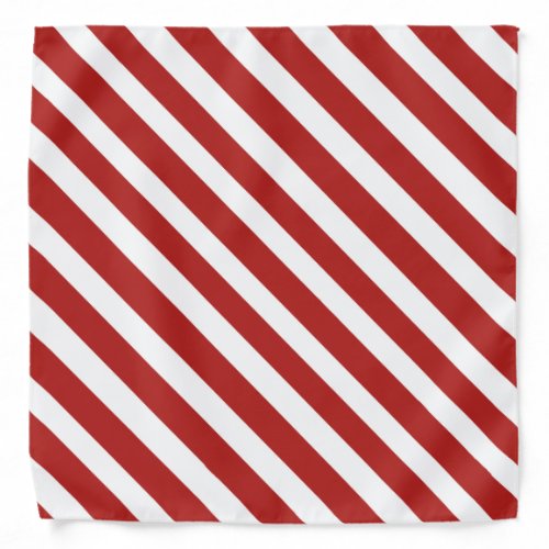 Red n White Pirate Stripes Bandana