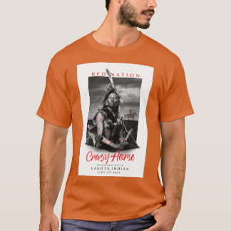 Red Nation Collection Honors Crazy Horse  T-Shirt