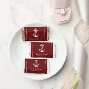Red Nautical Anchor Hershey's Miniatures