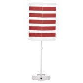 Red Nautical Anchor Table Lamp (Back)
