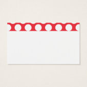 Red & Navy| Big Polka Dots Monogrammed (Back)