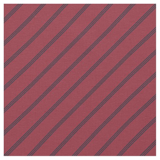 Red & Navy Stripes Fabric