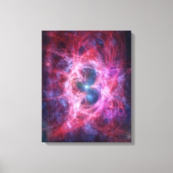 Red Nebula Canvas Print by packratgraphics at Zazzle