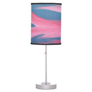 Red Night Sky Painting Table Lamp