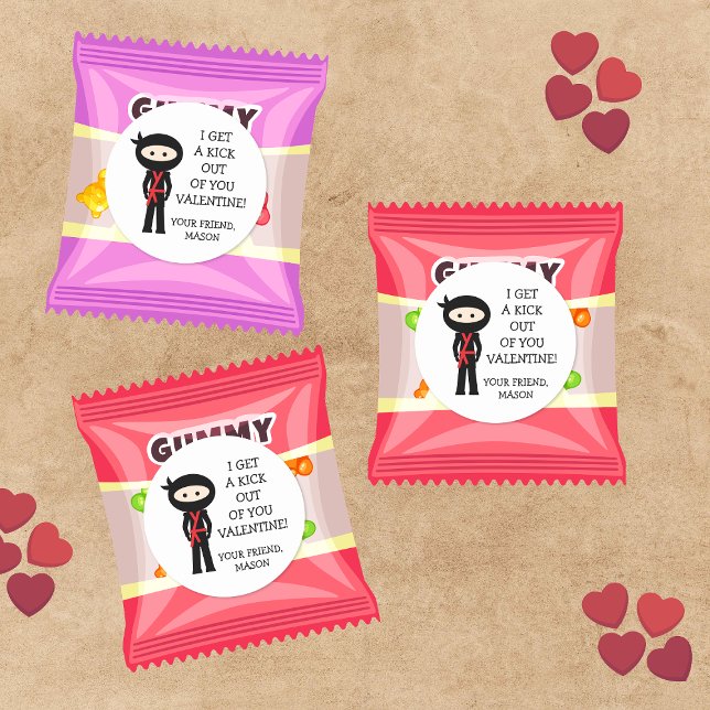 Red Ninja Valentine's Day Sticker (Creator Uploaded)
