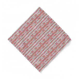 RED NORDIC KNIT Bandana