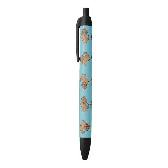 Red Norfolk Terrier Pen (Top (Vertical))