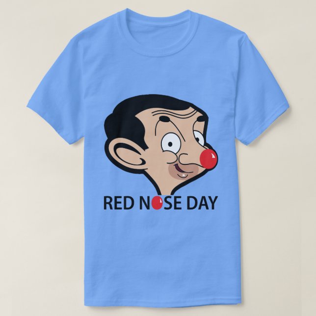 Red Nose Day Mr. Been Comic Relief Tshirt  (Design Front)
