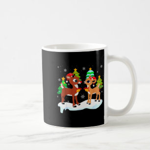 Red Nose Reindeer And Clarice Christmas Tree Kids  Coffee Mug