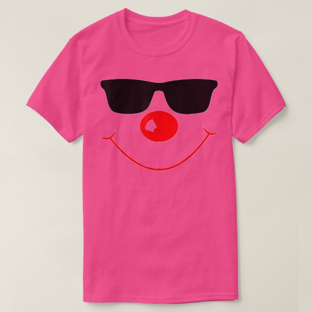 Red Nose With Day Sunglasses 2022  T-Shirt (Design Front)