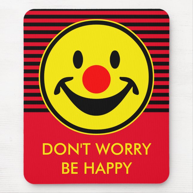 Red Nose - yellow + your ideas Mouse Pad (Front)