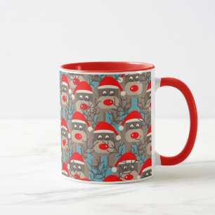 Red Nosed Reindeers Mug