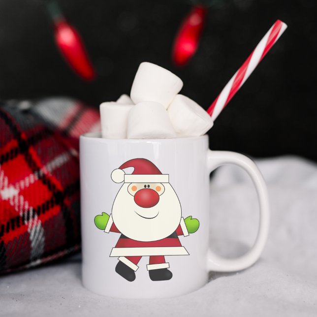 Red Nosed Santa  Coffee Mug (Creator Uploaded)