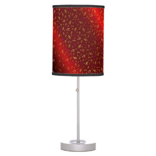 red,note, musical, melody, music, sound, sign, table lamp