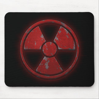 Red Nuke Mouse Pad
