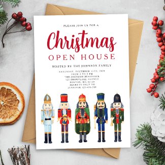Red Nutcracker Christmas Open House
