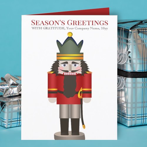 Red Nutcracker Company Holiday Christmas Card