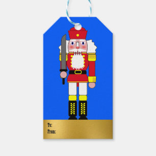 Red Nutcracker Gift Tags