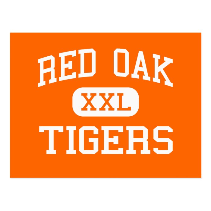 Red Oak   Tigers   Senior   Red Oak Iowa Postcard
