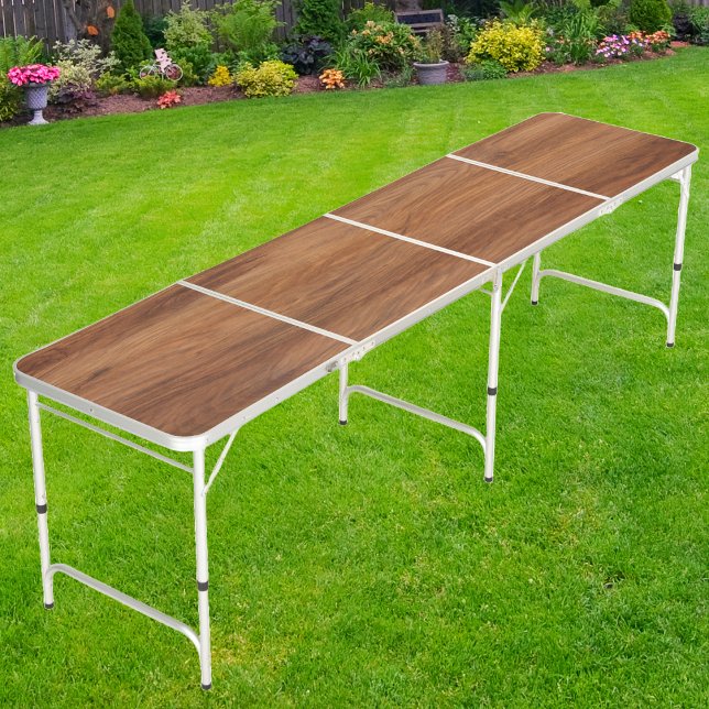 Red Oak Wood Beer Pong Table (Creator Uploaded)
