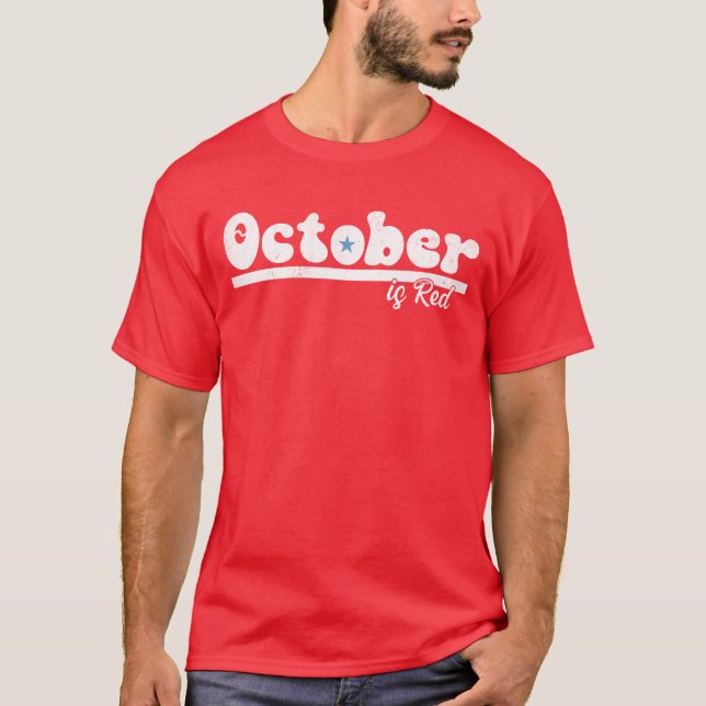 Red October Philly (Throwback) Philadelphia T-Shirt (Front)