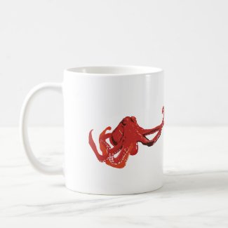 Red octopus