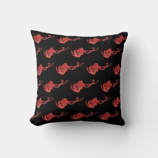 Red Octopus Pattern