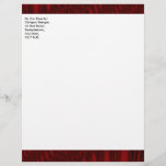 Red Octopus Tentacles Customizable Letterhead<br><div class="desc">This awesome customizable letterhead features a digitally created image that resembles a series of red octopus tentacles stretching to infinity. This awesome design can be interpreted in many different ways depending on the observer. There is black customizable text at the top left hand side of the letterhead for you to...</div>