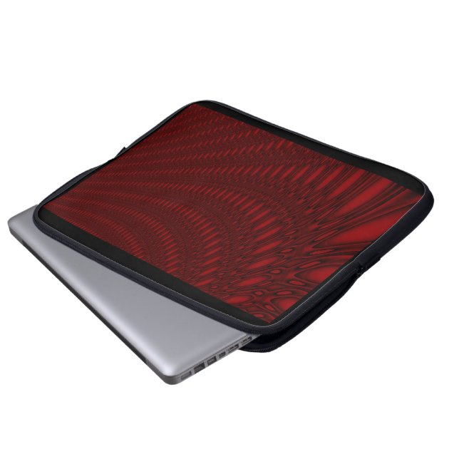 Red Octopus Tentacles Laptop Bag (Front Bottom)