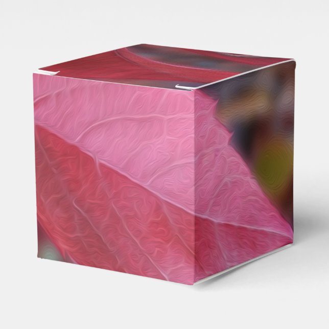 Red of autumn favor boxes (Front Side)