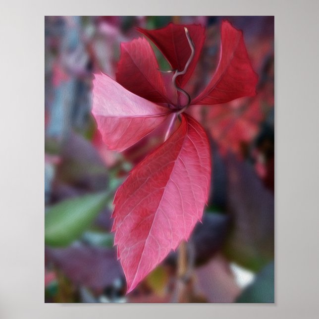 Red of autumn poster (Front)