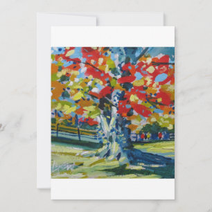 Red of Oak #150201 Note Card