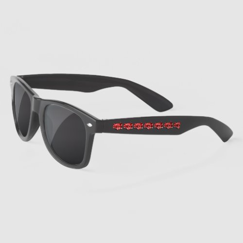 Red Oi Painted Fire Engines Sunglasses