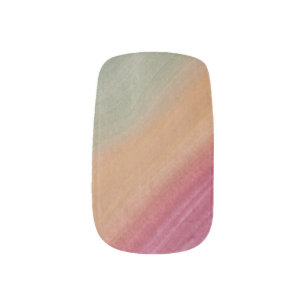 Red Ombré Brushstroke  Minx Nail Art