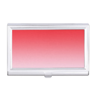 Red Ombre Business Card Case