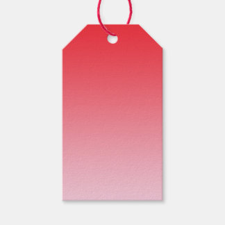 Red Ombre Gift Tags