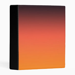 Red Ombre Mini Binder