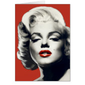 Red on Red Lips Marilyn (Front)