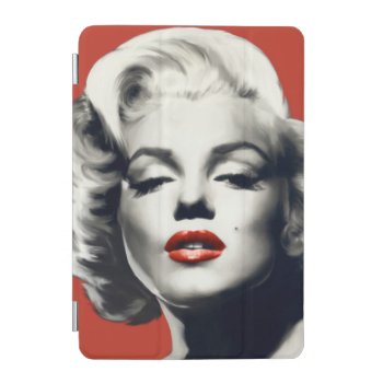Red On Red Lips Marilyn Ipad Mini Cover by boulevardofdreams at Zazzle