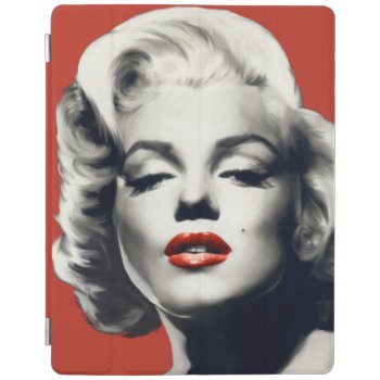 Red On Red Lips Marilyn Ipad Smart Cover by boulevardofdreams at Zazzle
