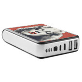 Red on Red Lips Marilyn Power Bank (Angled)