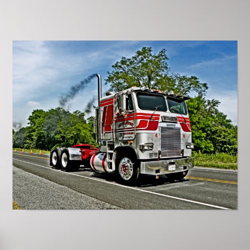 Red on Silver COE Poster