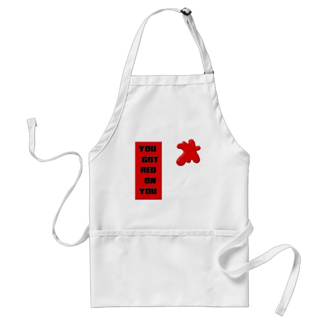 Red On You Apron (Front)