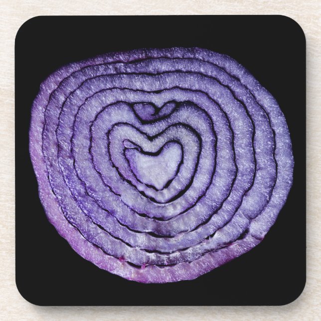 Red Onion Beverage Coaster (Front)