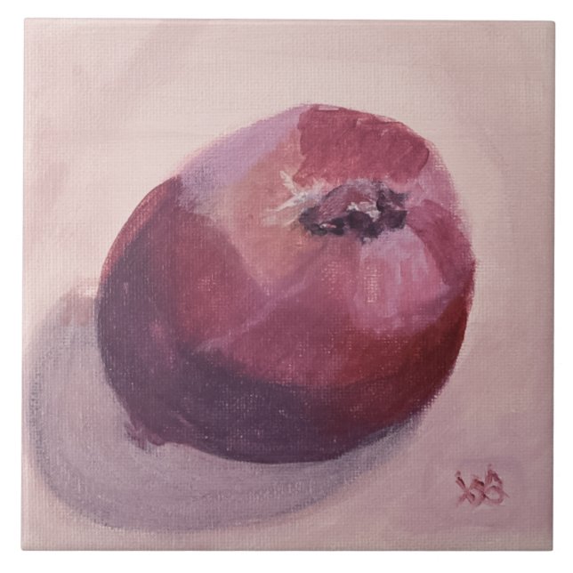 Red Onion Ceramic Tile (Front)