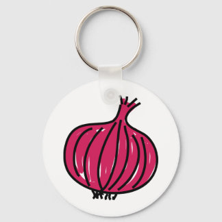 Red Onion Keychain