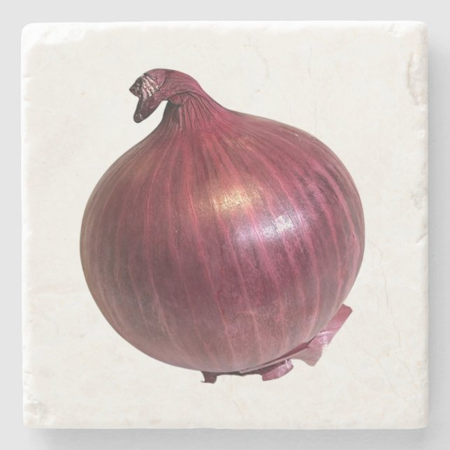 Red Onion Marble Coaster (Front)