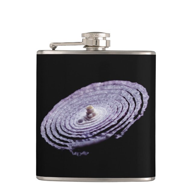 Red Onion Portrait Flask (Front)
